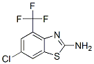 2-Benzothiazolamine, 6-chloro-4-(trifluoromethyl)- Structure,155538-41-3Structure