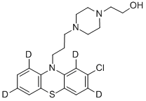 Perphenazine-d4 (phenothiazine-1,3,7,9-d4) Structure,155593-75-2Structure