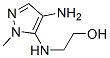 Ethanol, 2-[(4-amino-1-methyl-1h-pyrazol-5-yl)amino]- Structure,155601-24-4Structure