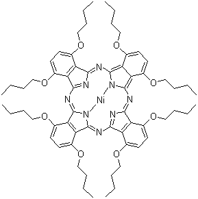 Nickel(ii) 1,4,8,11,15,18,22,25-octabutoxy-29h,31h-phthalocyanine Structure,155773-71-0Structure