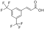 3,5-Bis(trifluoromethyl)cinnamic acid Structure,155814-20-3Structure