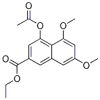 4-(乙酰基氧基)-5,7-二甲氧基-2-萘羧酸乙酯结构式_155816-92-5结构式