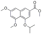 5,7-Dimethoxy-4-(1-methylethoxy)-2-naphthalenecarboxylic acid methyl ester Structure,155822-02-9Structure