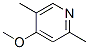 4-Methoxy-2,5-dimethylpyridine Structure,155919-10-1Structure