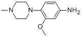 3-Methoxy-4-(4-methylpiperazin-1-yl)aniline Structure,156428-85-2Structure