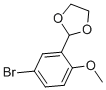 2-(5-Bromo-2-methoxyphenyl)-1,3-dioxolane Structure,156603-10-0Structure