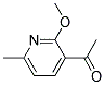 Ethanone, 1-(2-methoxy-6-methyl-3-pyridinyl)-(9ci) Structure,156630-73-8Structure