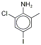 2-Chloro-4-iodo-6-methylbenzenamine Structure,156746-77-9Structure