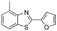 Benzothiazole, 2-(2-furanyl)-4-methyl-(9ci)Structure,1569-83-1Structure Benzothiazole, 2-(2-furanyl)-4-methyl-(9ci) Structure,1569-83-1Structure