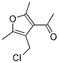 Ethanone, 1-[4-(chloromethyl)-2,5-dimethyl-3-furanyl]-(9ci) Structure,157134-96-8Structure