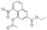 4-(Acetyloxy)-5-nitro-2-naphthalenecarboxylic acid ethyl ester Structure,157188-18-6Structure