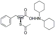 2(S)-acetylthio-benzenePropanoic acid n-cyclohexylcyclohexanamine Structure,157521-26-1Structure