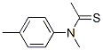 Ethanethioamide, n-methyl-n-(4-methylphenyl)- Structure,15753-42-1Structure