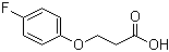 3-(4-氟苯氧基)丙酸结构式_1579-78-8结构式