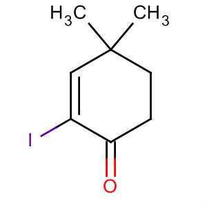 2-碘-4,4-二甲基-2-环己烯-1-酮结构式_157952-85-7结构式