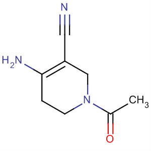 1-乙酰基-4-氨基-1,2,5,6-四氢-3-吡啶甲腈结构式_15827-81-3结构式