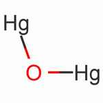 Mercurous oxide，black Structure,15829-53-5Structure