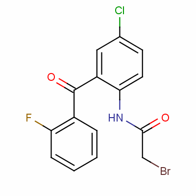 N-[2-(2-fluorophenyl)-4-chlorophenyl-2-bromoacetamide Structure,1584-62-9Structure