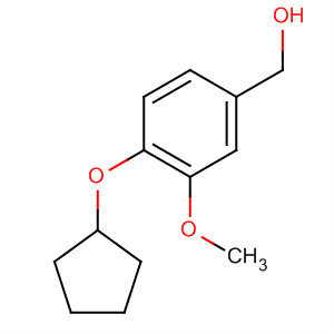 4-(Cyclopentyloxy)-3-methoxybenzenemethanol Structure,158429-18-6Structure