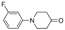 1-(3-Fluoro-phenyl)-piperidin-4-one Structure,158553-31-2Structure