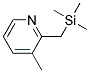 Pyridine, 3-methyl-2-[(trimethylsilyl)methyl]-(9ci) Structure,158588-01-3Structure