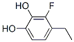 1,2-Benzenediol, 4-ethyl-3-fluoro- Structure,158641-49-7Structure