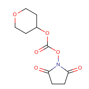 1-{[(Tetrahydro-2h-pyran-4-yloxy)carbonyl]oxy}pyrrolidine-2,5-dione Structure,158811-26-8Structure