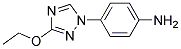 Benzenamine, 4-(3-ethoxy-1h-1,2,4-triazol-1-yl)-(9ci) Structure,158895-50-2Structure