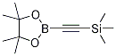 Trimethyl(2-(4,4,5,5-tetramethyl-1,3,2-dioxaborolan-2-yl)ethynyl)silane Structure,159087-46-4Structure