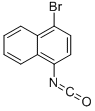 1-溴-4-萘基异氰酸酯结构式_1591-96-4结构式