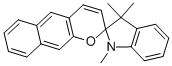 1,3,3-Trimethylindolino-beta-naphthopyrylospiran Structure,1592-43-4Structure