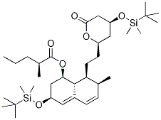 Homopravastatin lactone di-(tert-butyldimethylsilyl) ether Structure,159224-68-7Structure