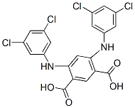 Isophthalic acid, 4,6-bis(3,5-dichloroanilino)-(8ci) Structure,15926-91-7Structure