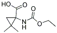 (9ci)-1-[(乙氧基羰基)氨基]-2,2-二甲基-环丙烷羧酸结构式_159279-74-0结构式