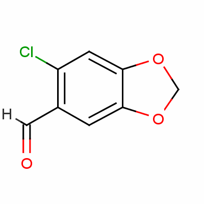 6-Chloro-benzo[1,3]dioxole-5-carbaldehyde Structure,15952-61-1Structure