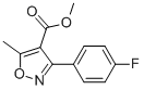 3-(4-Fluorophenyl)-5-methyl-4-isoxazolecarboxylic acid methyl ester Structure,159693-09-1Structure