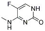 2(1H)-pyrimidinone, 5-fluoro-4-(methylamino)-(9ci) Structure,1597-37-1Structure