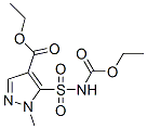 N-(Ethoxycarbonyl)-4-ethoxycarbonyl-1-methylpyrazole-5-sulfonamide Structure