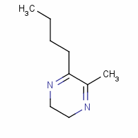 2-Butyl-5,6-dihydro-3-methylpyrazine Structure,15986-96-6Structure