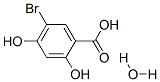 5-Bromo-2,4-dihydroxybenzoic acid monohydrate Structure,160348-98-1Structure