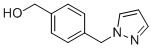 [4-(1H-pyrazol-1-ylmethyl)phenyl]methanol Structure,160388-55-6Structure