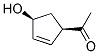 Ethanone, 1-(4-hydroxy-2-cyclopenten-1-yl)-, cis-(9ci) Structure,160733-40-4Structure