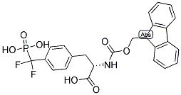 4-[(Dithylphosphono)difluoromethyl]-n-(fluoren-9-ylmethoxycarbonyl)-l-phenylalamine Structure,160751-44-0Structure