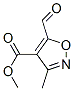 4-Isoxazolecarboxylicacid,5-formyl-3-methyl-,methylester(9ci) Structure,161126-47-2Structure