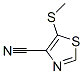 4-Thiazolecarbonitrile, 5-(methylthio)- Structure,161137-64-0Structure