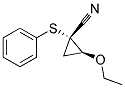 顺式-(9ci)-2-乙氧基-1-(苯基硫代)-环丙烷甲腈结构式_161262-84-6结构式