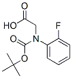 Alpha-[[(1,1-dimethylethoxy)carbonyl]amino]-2-fluoro-benzeneacetic acid Structure,161330-30-9Structure