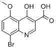 8-Bromo-4-hydroxy-5-methoxyquinoline-3-carboxylicacid Structure,161405-29-4Structure