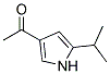 Ethanone, 1-[5-(1-methylethyl)-1h-pyrrol-3-yl]-(9ci) Structure,16168-98-2Structure