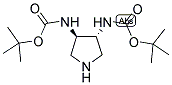 (R,r)-3,4-反式-(n-boc)-二氨基吡咯烷结构式_161723-00-8结构式